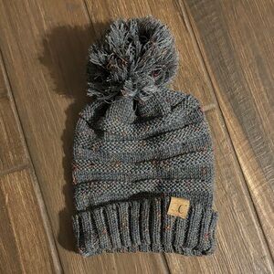 Oversized CC Beanie- Gray